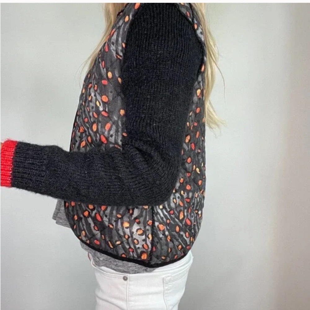 Anthropologie BL-NK Quilted Alyxa Sweater Jacket XS NWOT - Picture 6 of 14
